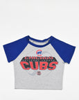 Upcycled Cubs Baby Tee