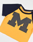 Upcycled Michigan Baby Tee