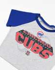 Upcycled Cubs Baby Tee