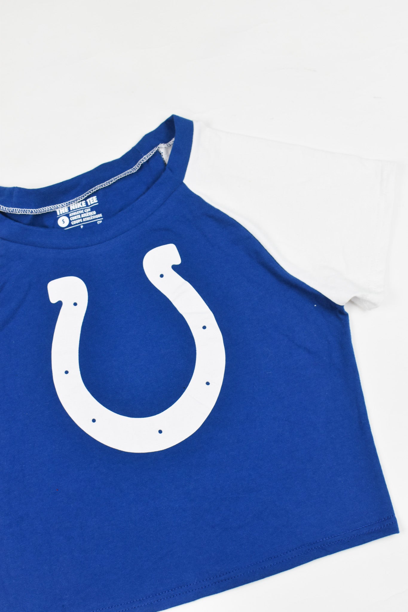 Upcycled Colts Baby Tee