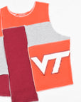 Upcycled Virginia Tech Scrappy Tank Top