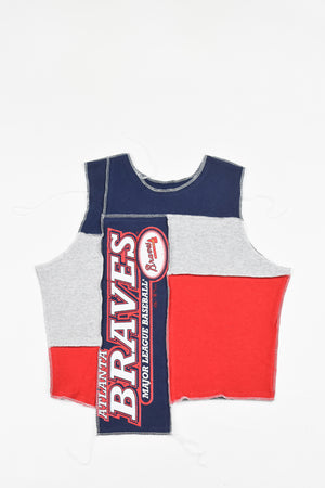 Upcycled Braves Scrappy Tank Top - Tonguetied Apparel