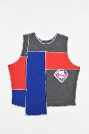 Upcycled Phillies Scrappy Tank Top