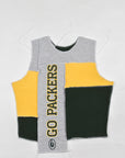 Upcycled Packers Scrappy Tank Top