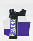 Upcycled Ravens Scrappy Tank Top