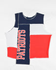 Upcycled Patriots Scrappy Tank Top