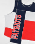 Upcycled Patriots Scrappy Tank Top