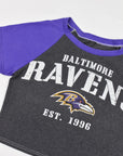 Upcycled Ravens Baby Tee