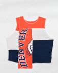 Upcycled Broncos Scrappy Tank Top