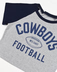 Upcycled Cowboys Baby Tee