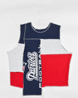 Upcycled Patriots Scrappy Tank Top