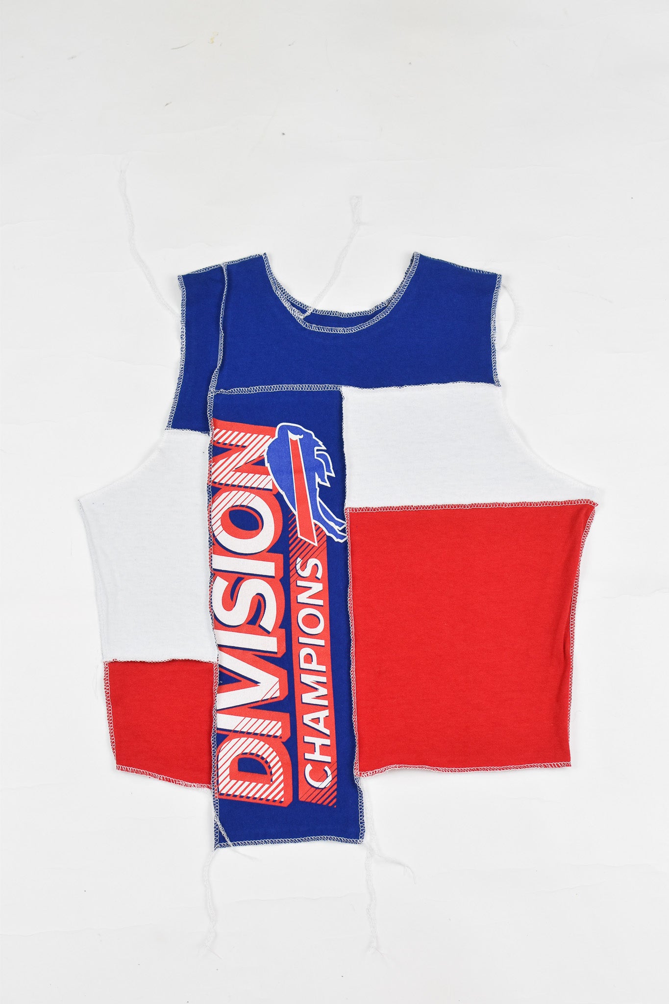 Upcycled Bills Scrappy Tank Top - Tonguetied Apparel