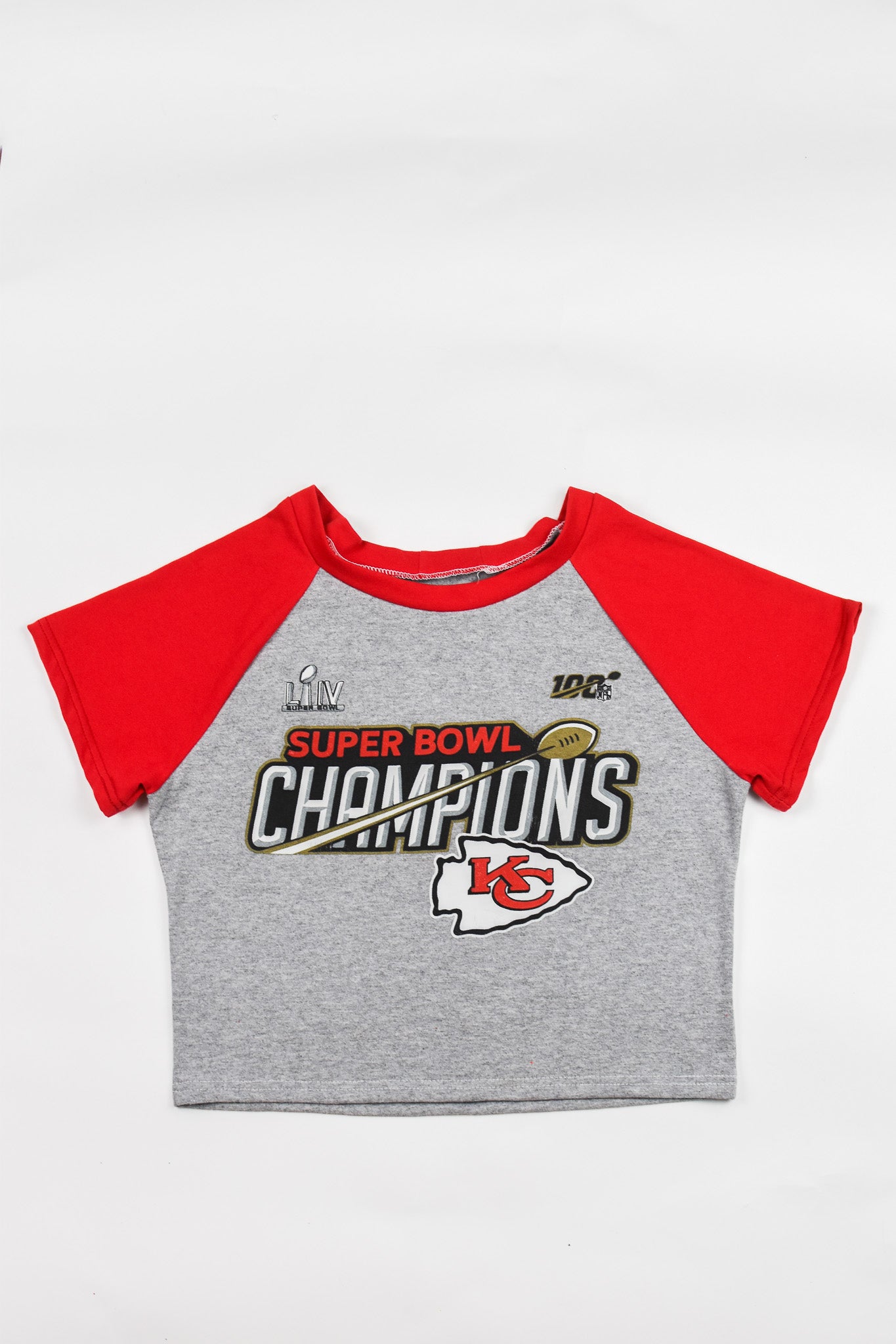 Upcycled Chiefs Baby Tee