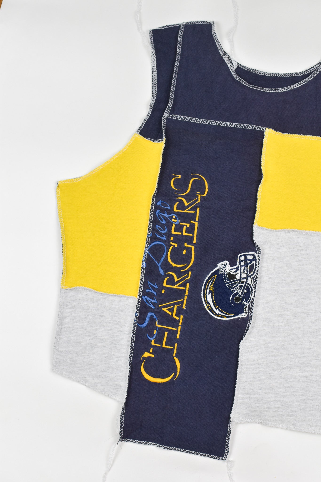 Upcycled Chargers Scrappy Tank Top