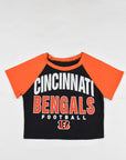 Upcycled Bengals Baby Tee