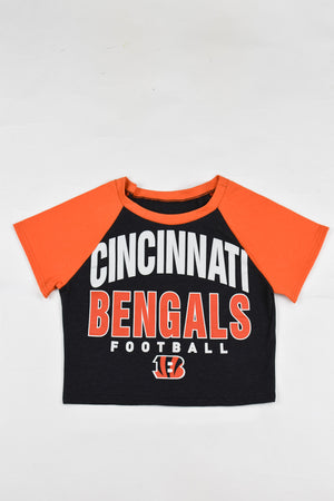 Upcycled Bengals Baby Tee