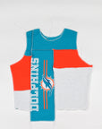 Upcycled Dolphins Scrappy Tank Top