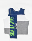 Upcycled Seahawks Scrappy Tank Top