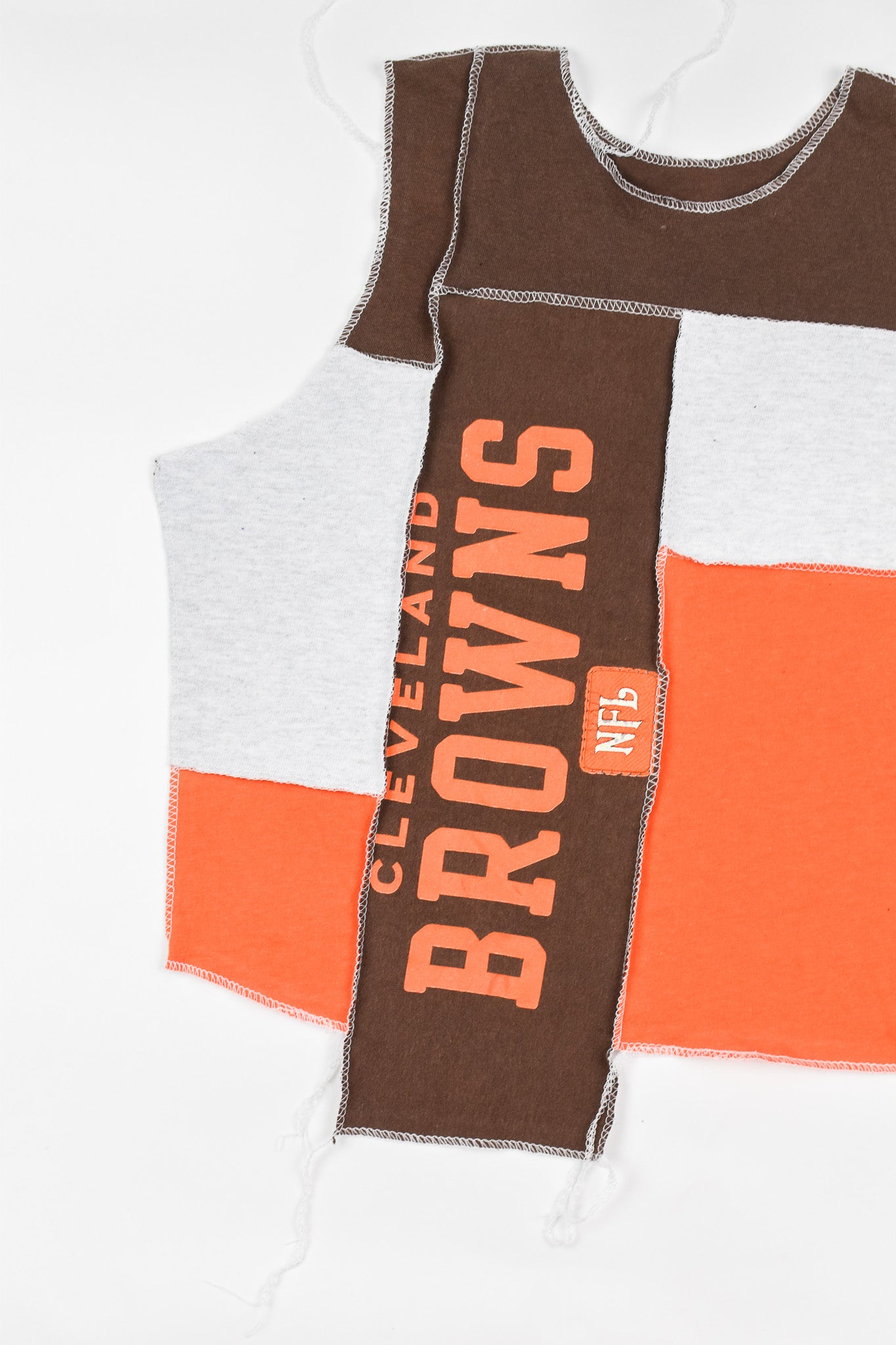 Upcycled Browns Scrappy Tank Top