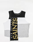 Upcycled Saints Scrappy Tank Top