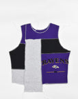 Upcycled Ravens Scrappy Tank Top