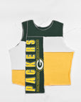 Upcycled Packers Scrappy Tank Top