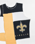 Upcycled Saints Scrappy Tank Top