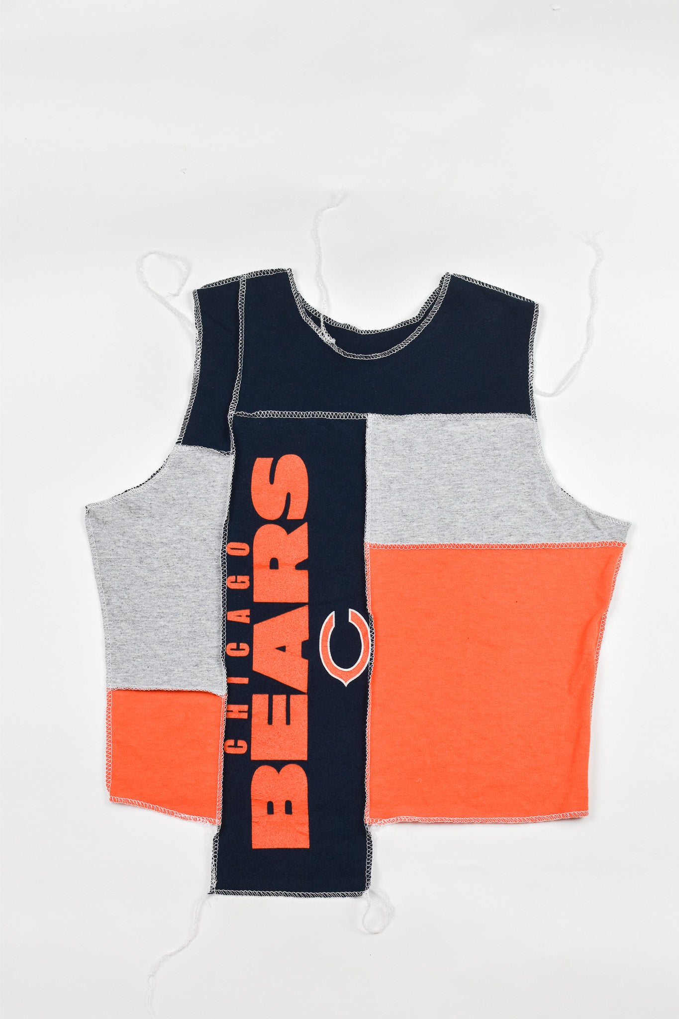 Starter Mens Chicago Bears Tank Top, Orange, Large