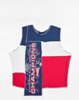 Upcycled Patriots Scrappy Tank Top