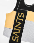 Upcycled Saints Scrappy Tank Top