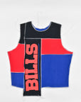 Upcycled Bills Scrappy Tank Top