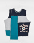 Upcycled Dolphins Scrappy Tank Top