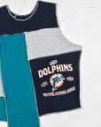 Upcycled Dolphins Scrappy Tank Top