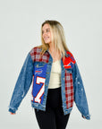 Upcycled Bills Patchwork Jacket