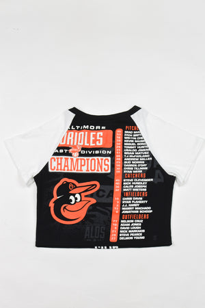 Upcycled Orioles Baby Tee