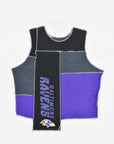 Upcycled Ravens Scrappy Tank Top