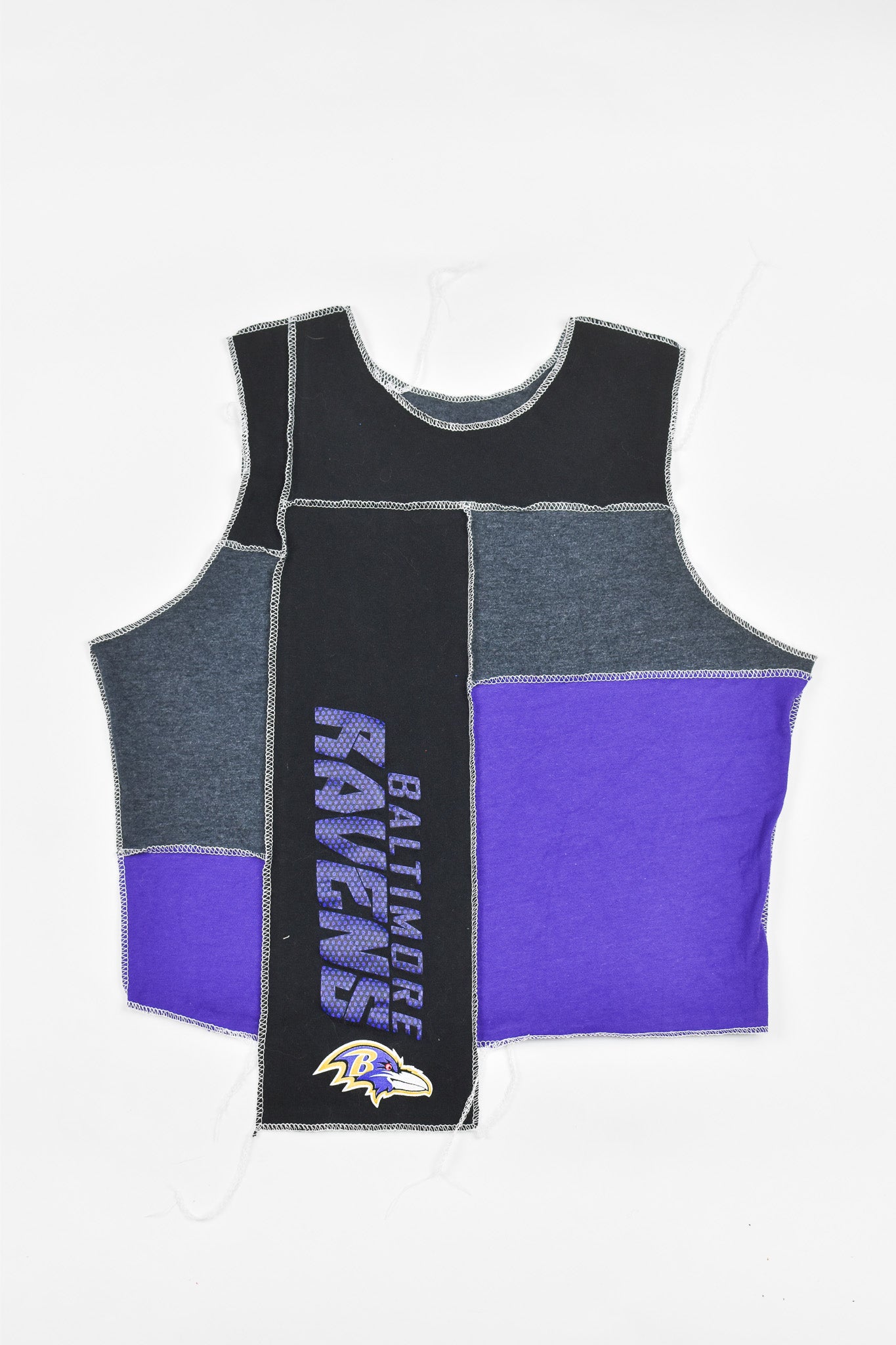 Upcycled Broncos Scrappy Tank Top