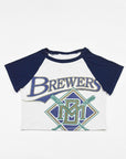 Upcycled Brewers Baby Tee