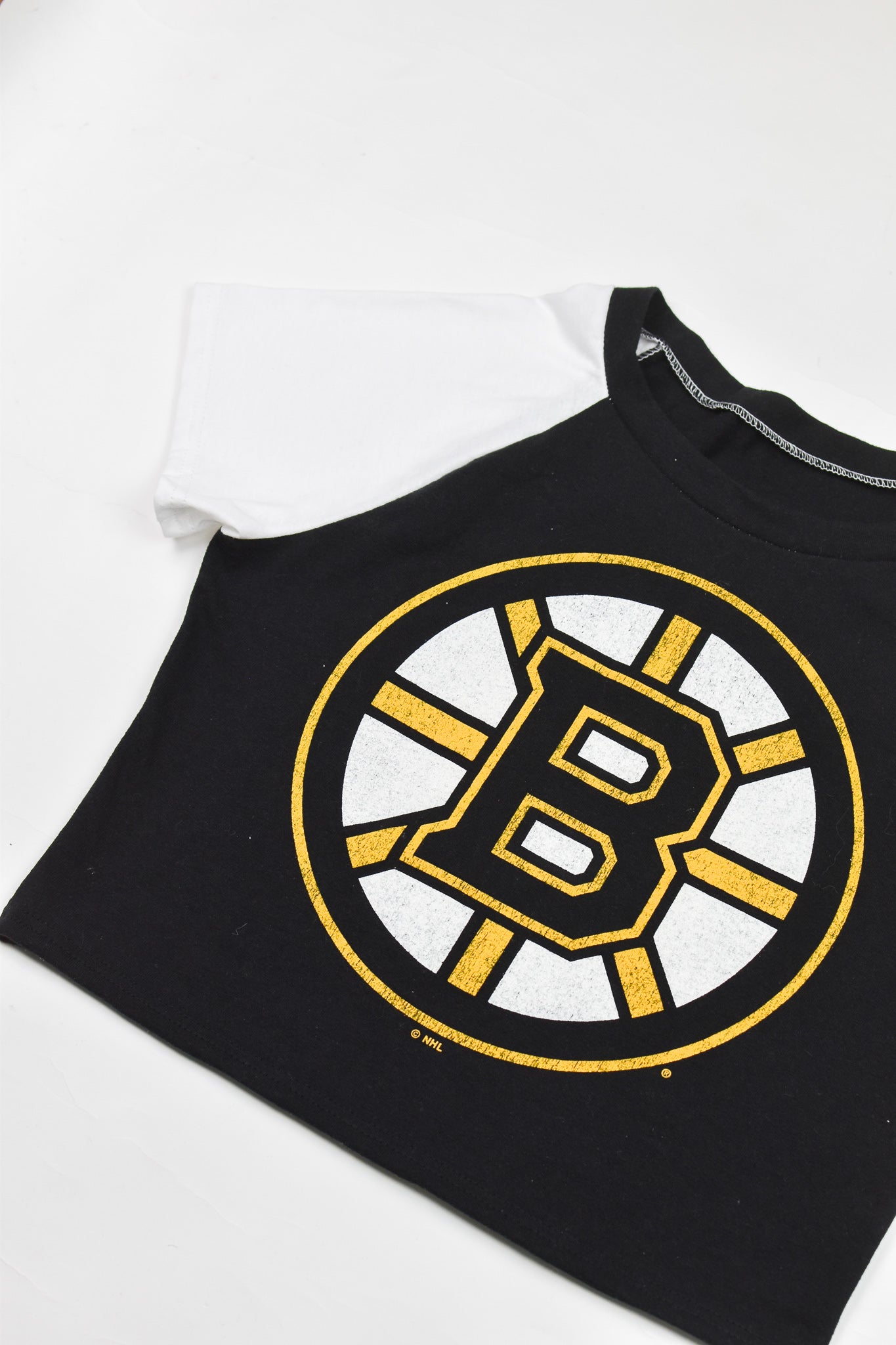 Upcycled Bruins Baby Tee