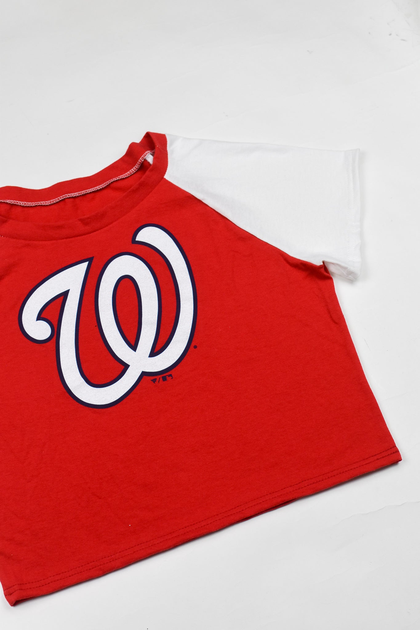 Upcycled Nationals Baby Tee