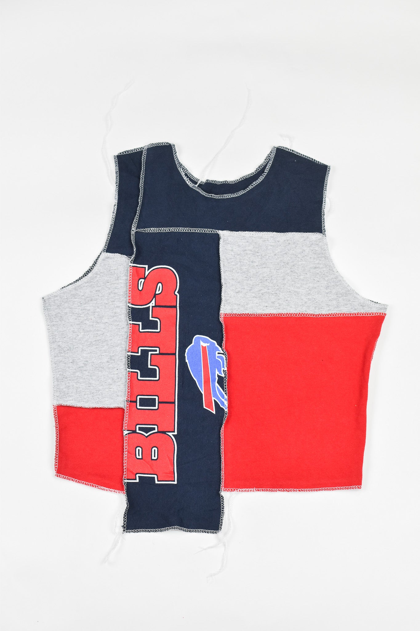 Upcycled Broncos Scrappy Tank Top