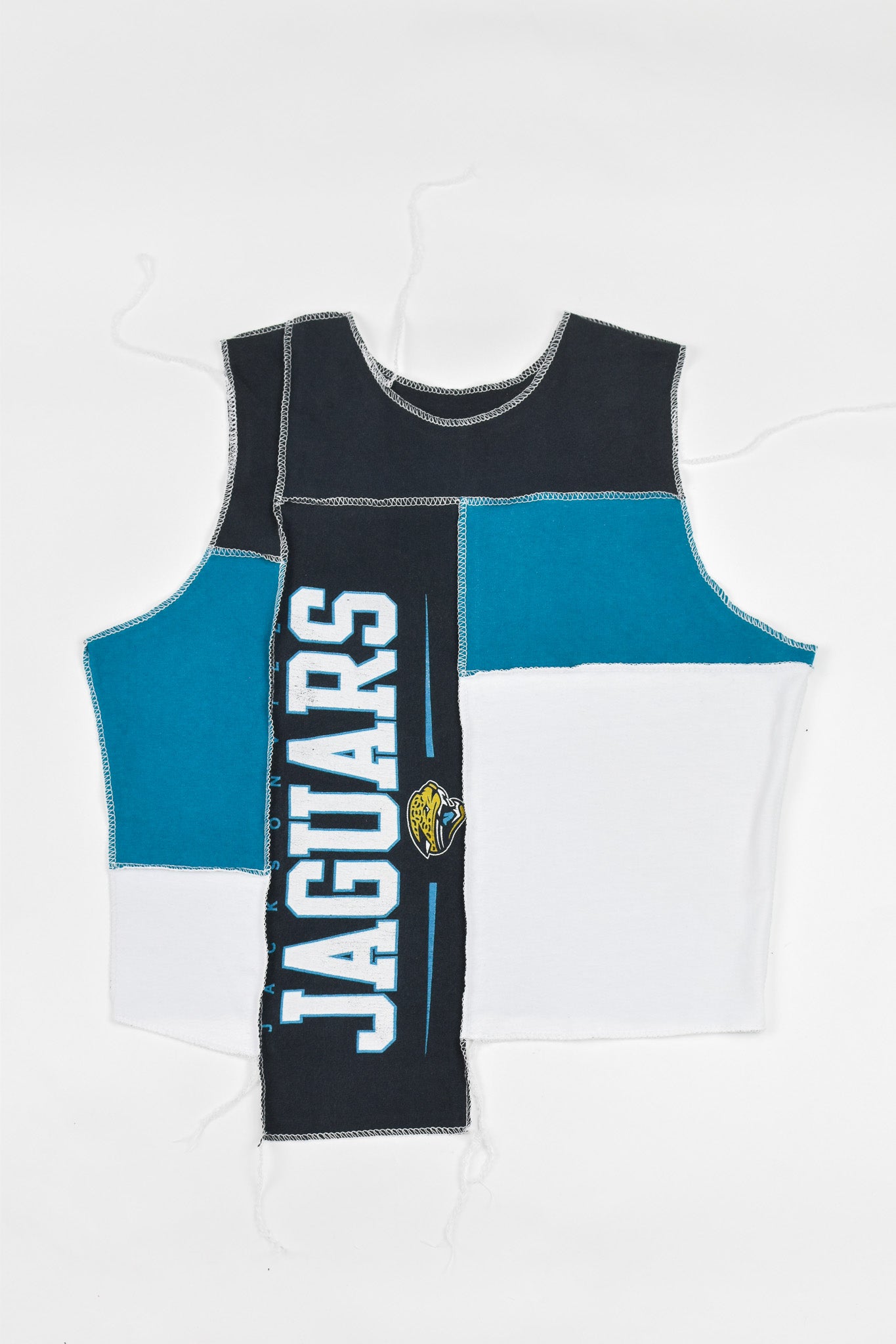 Upcycled Cowboys Scrappy Tank Top - Tonguetied Apparel