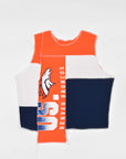 Upcycled Broncos Scrappy Tank Top