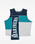 Upcycled Mariners Scrappy Tank Top