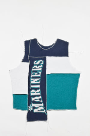 Upcycled Mariners Scrappy Tank Top