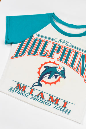 Upcycled Dolphins Baby Tee