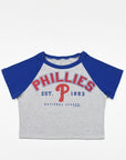 Upcycled Phillies Baby Tee