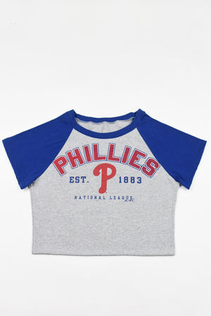 Upcycled Phillies Baby Tee