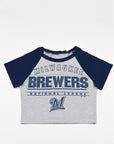 Upcycled Brewers Baby Tee