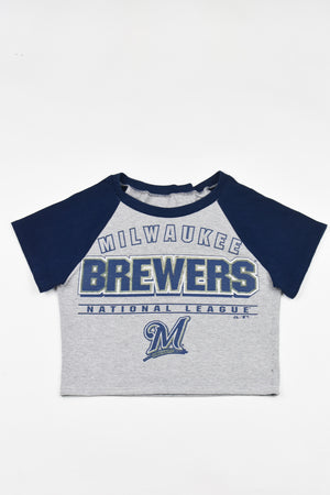 Upcycled Brewers Baby Tee